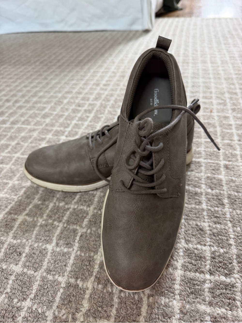 Goodfellow & Co Men's Casual Lace-Up Shoes in Dark Brown